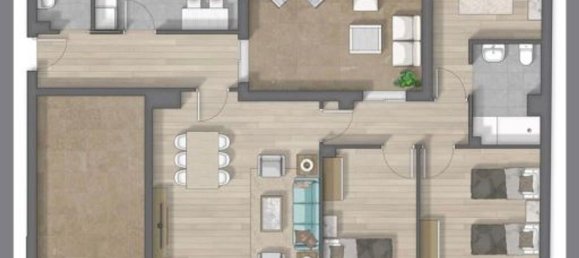 Квартира с 2 комнатами в Падуя, Италия № 120573 15