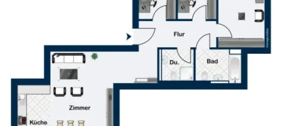2 غرف نوم شقة في Aachen, Germany رقم 9914 15