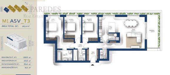 3 bedrooms Apartment in Vila Nova de Gaia, Portugal No. 147578 8