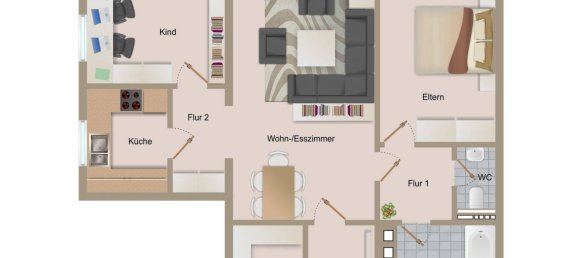 3 rooms Apartment in Gunzburg, Germany No. 357310 7
