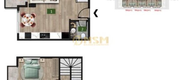 Apartment 1+1 in Alanya, Turkey No. 5584 2