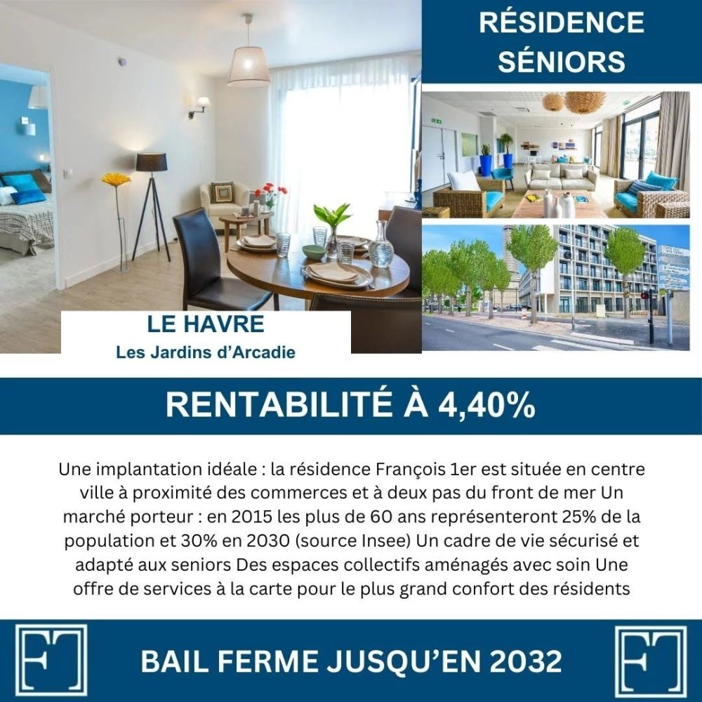 Apartamento de 2 divisões em Le Havre, France N.º 194653