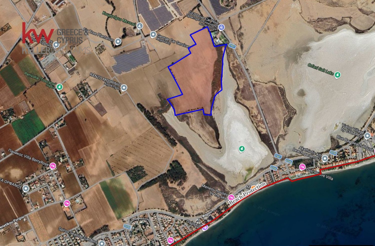 Земельный участок 155846м² в Менеу, Кипр № 25906