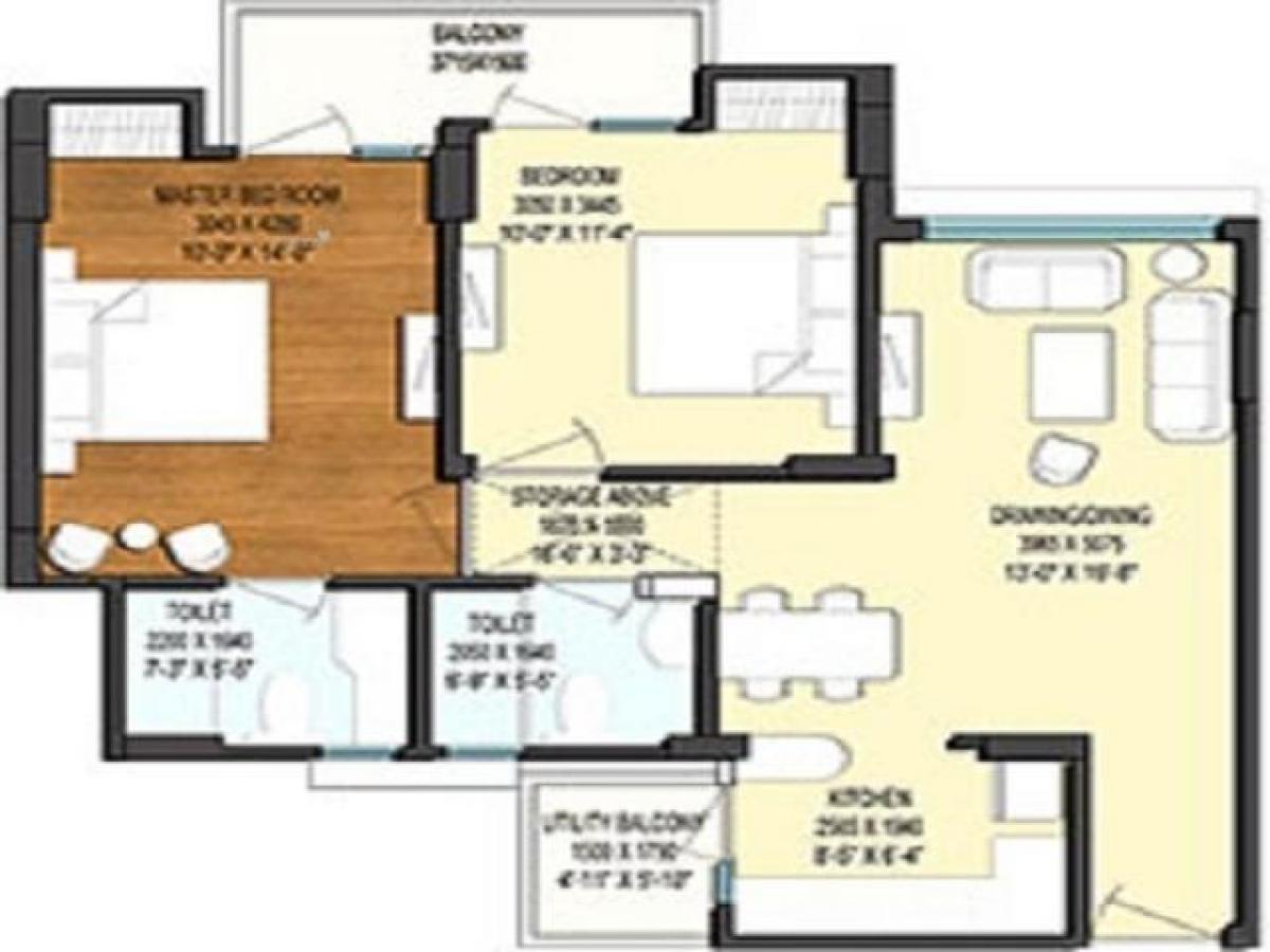 2 bedrooms House in Noida, India No. 67429