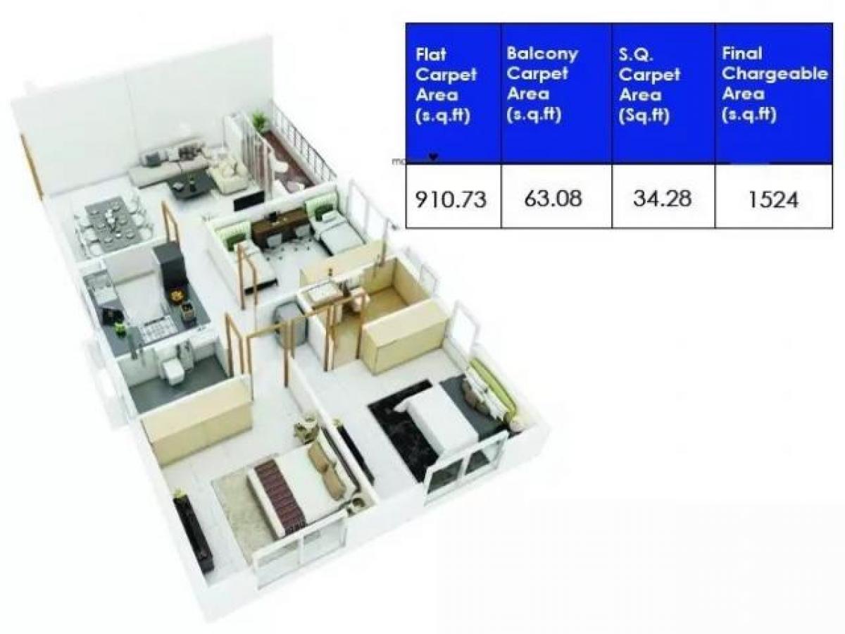 Дом с 3 спальнями в Колката, Индия № 19805