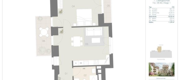 Квартира с 2 комнатами в Виден, Австрия № 147457 15