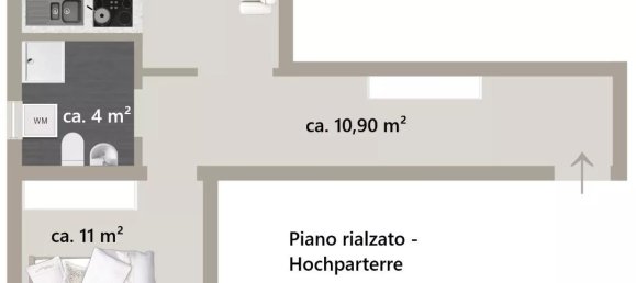 2 rooms Apartment in Trentino-Alto Adige, Italy No. 43507 32