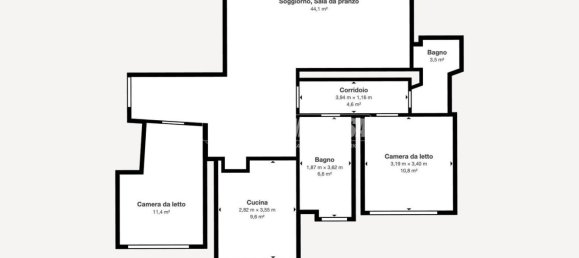 Apartamento T3 em Milan, Italy N.º 364220 22