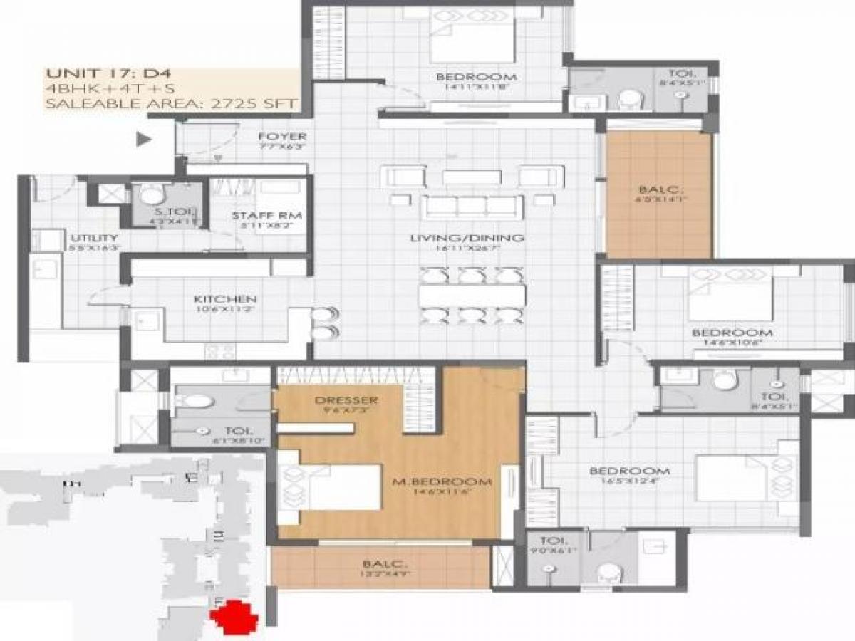 Casa de 4 dormitorios en Bangalore, India No. 43519