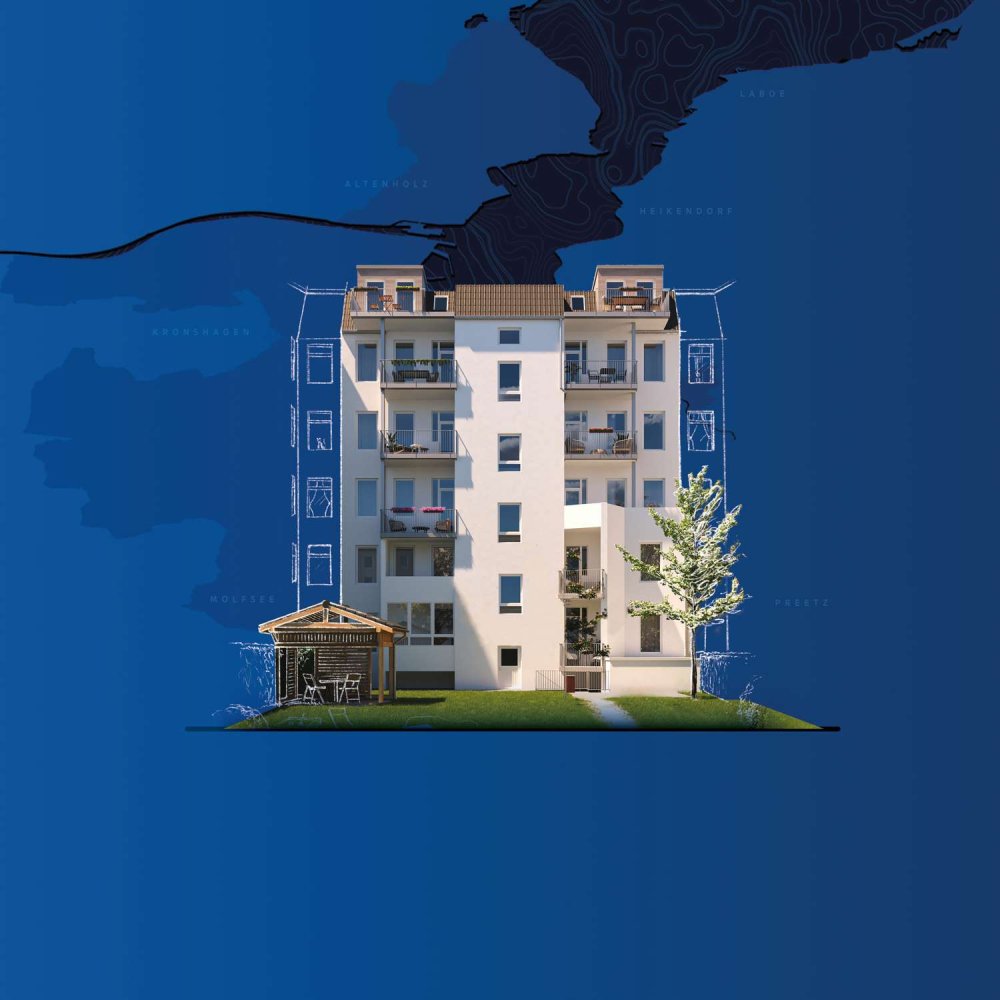 1 Schlafzimmer Wohnung in Kiel, Germany, Nr. 22461