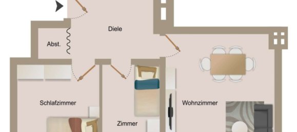 2 Schlafzimmer Wohnung in Grunewald, Germany, Nr. 353031 11