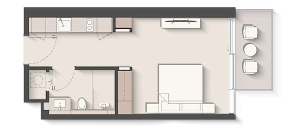 Estudio en Al Hamra Village, UAE No. 121074 4