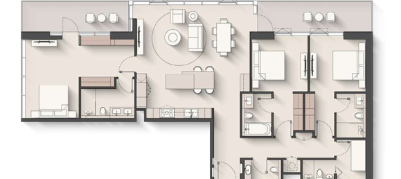 Estudio en Al Hamra Village, UAE No. 121074 8