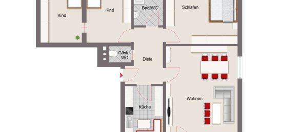 Apartamento de 4 divisões em Herford, Germany N.º 245495 17