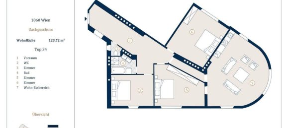 4-salle Appartement à Mariahilf, Austria No. 243420 17