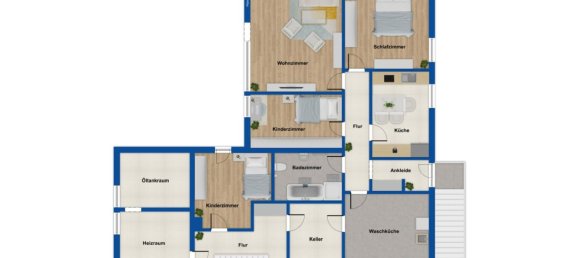 Бунгало с 6 комнатами в Саарбрюккен, Германия № 362230 17