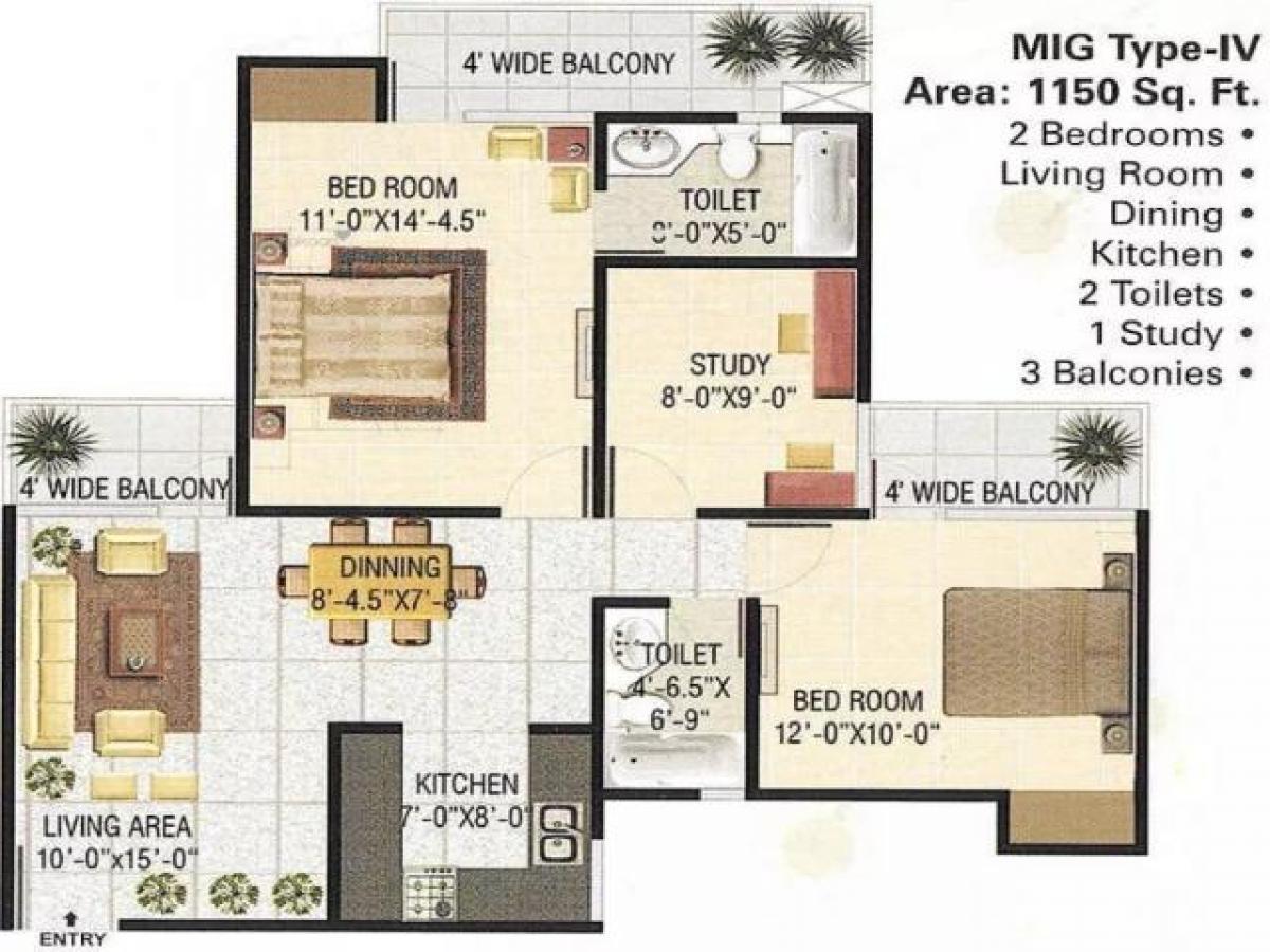 Casa T2 em Noida, India N.º 67262