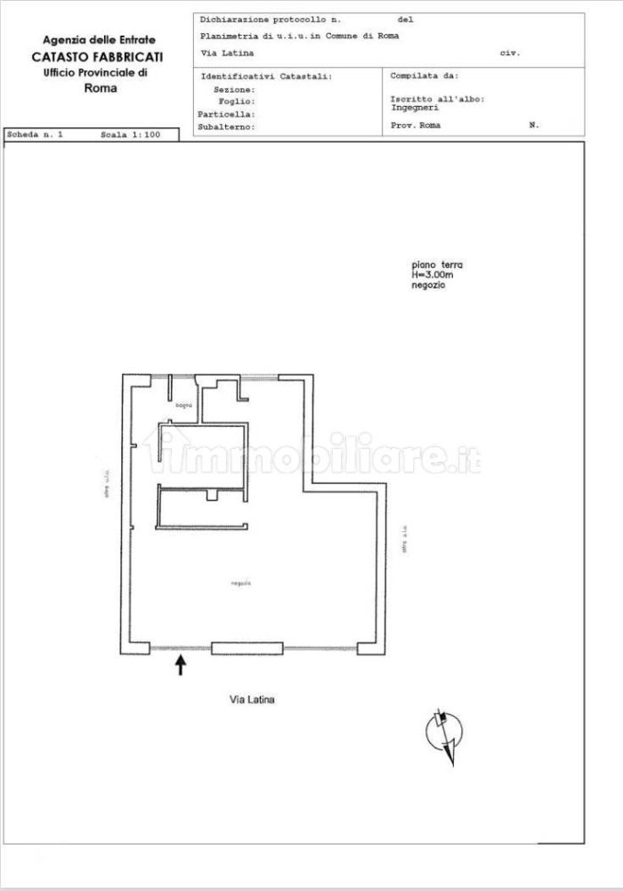 4 rooms Commercial property in Rome, Italy No. 83831