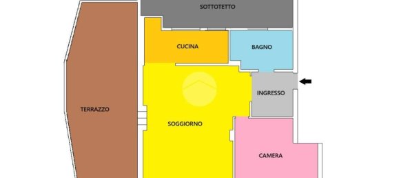 Penthouse T1 em Rome, Italy N.º 322518 3