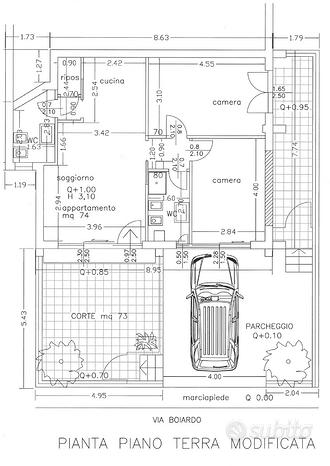 3 rooms Apartment in Civitanova Marche, Italy No. 253239
