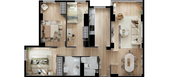 3 bedrooms Apartment in Malaga, Spain No. 171538 3