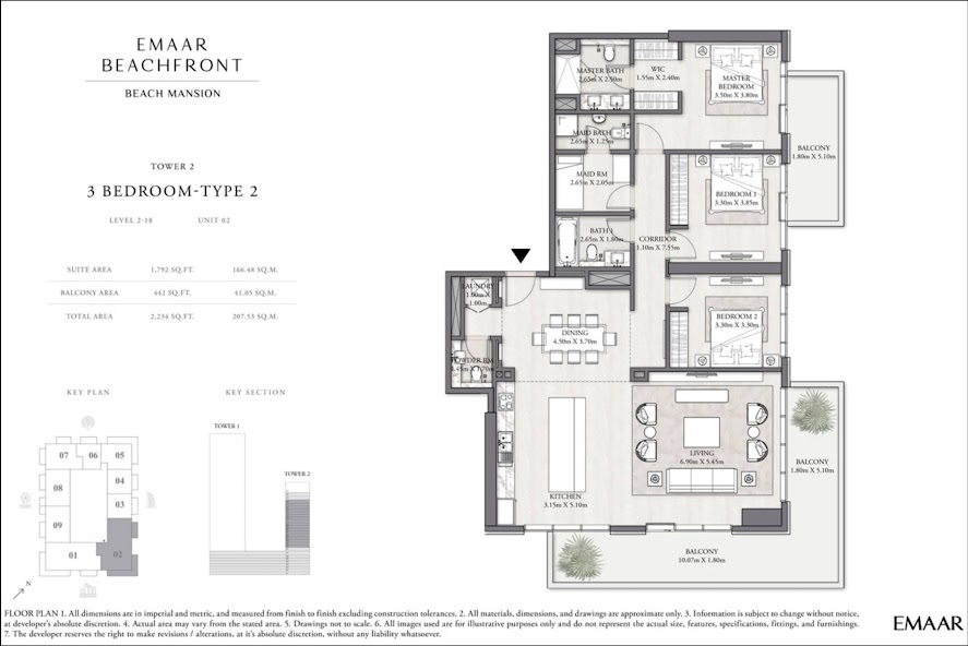 3 chambres Villa à Dubai, UAE No. 6852