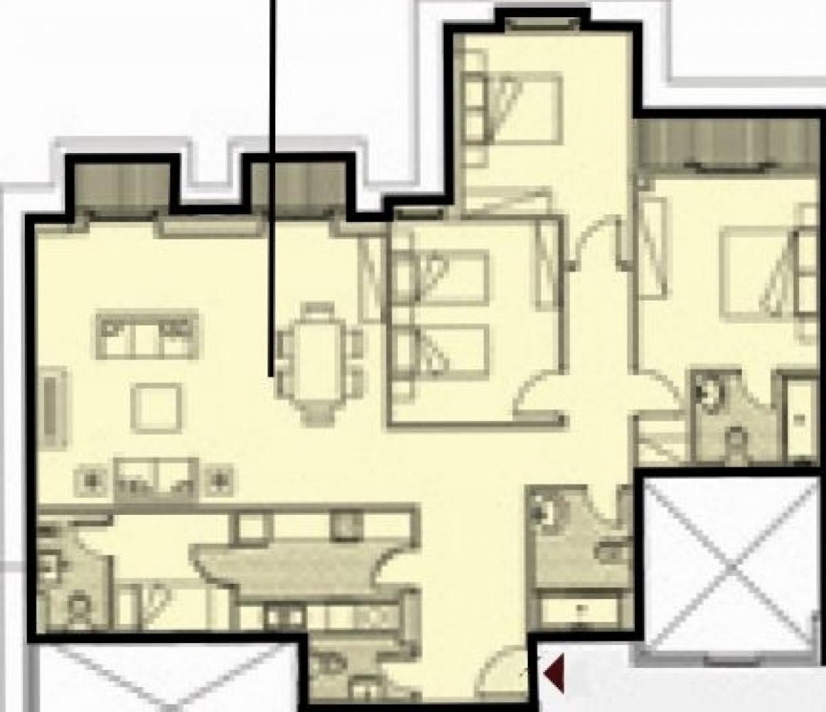 Condominio de 3 dormitorios en El Alamein, Egypt No. 238