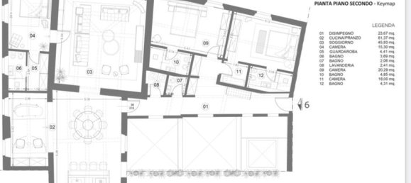 5غرفة شقة في Florence, Italy رقم 30678 22