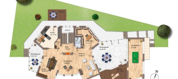 Villa de 13 divisões em Linz, Austria N.º 139160 9