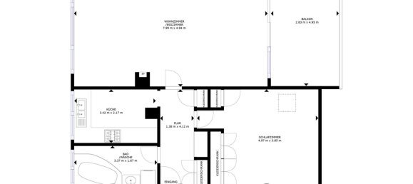 1 Schlafzimmer Wohnung in Stuttgart, Germany, Nr. 306545 19