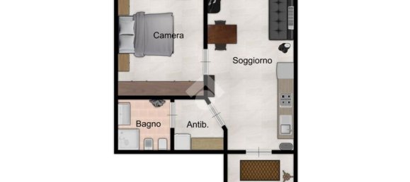2 Schlafzimmer Wohnung in Milan, Italy, Nr. 364931 34
