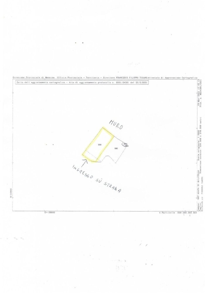  قطعة أرض في Sant'Agata di Militello, Italy 4013متر مربع رقم 64260