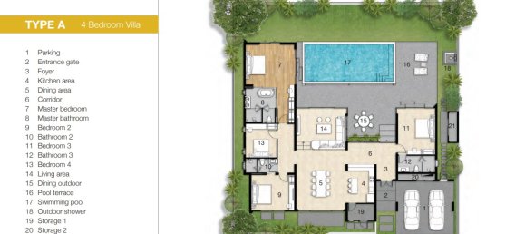 4 bedrooms Villa in Trichada Breeze, Phuket, Thailand No. 29382 9