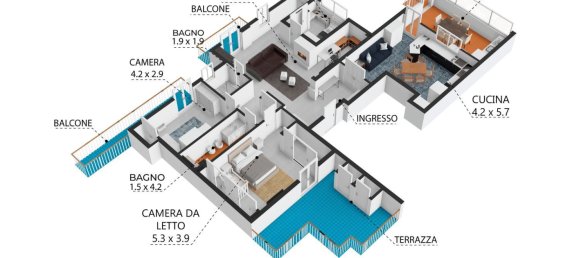 5-salle Penthouse à Santo Stefano di Camastra, Italy No. 159546 24