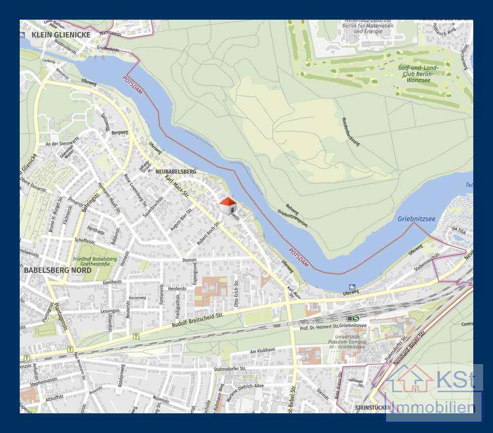 Квартира с 1 спальней в Потсдам, Германия № 114783