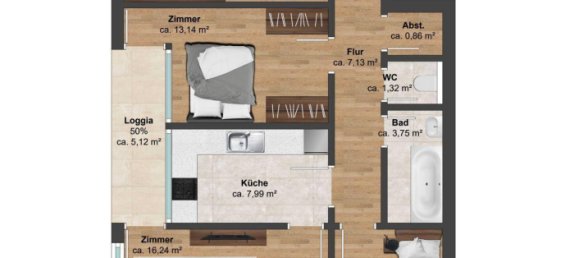 Apartamento de 3 dormitorios en Volders, Austria No. 219331 26