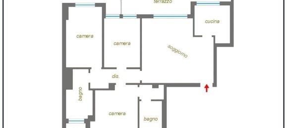 4-Zimmer Wohnung in Milan, Italy, Nr. 336911 23