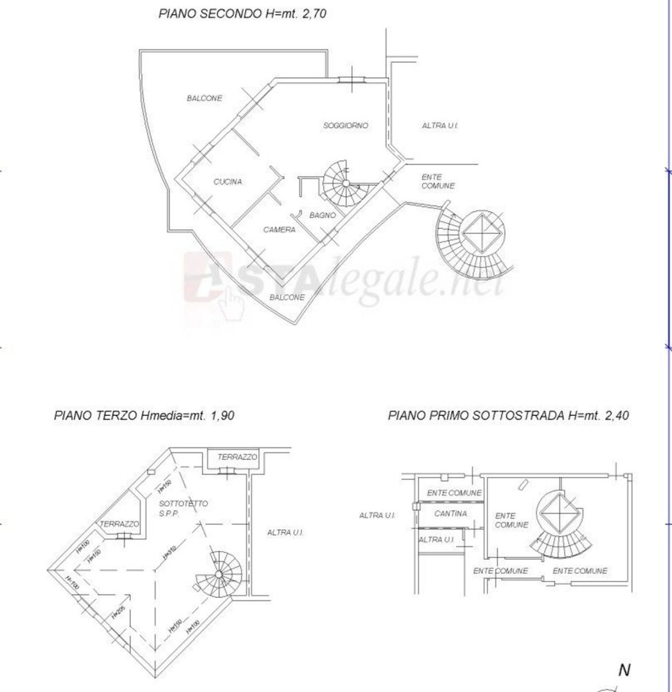 3 rooms Apartment in Giussano, Italy No. 8235