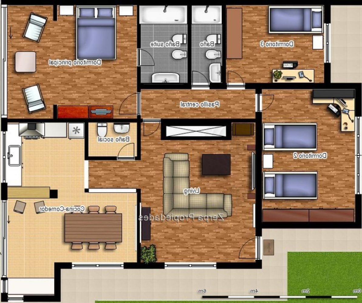 3 bedrooms House in Montevideo, Uruguay No. 3303