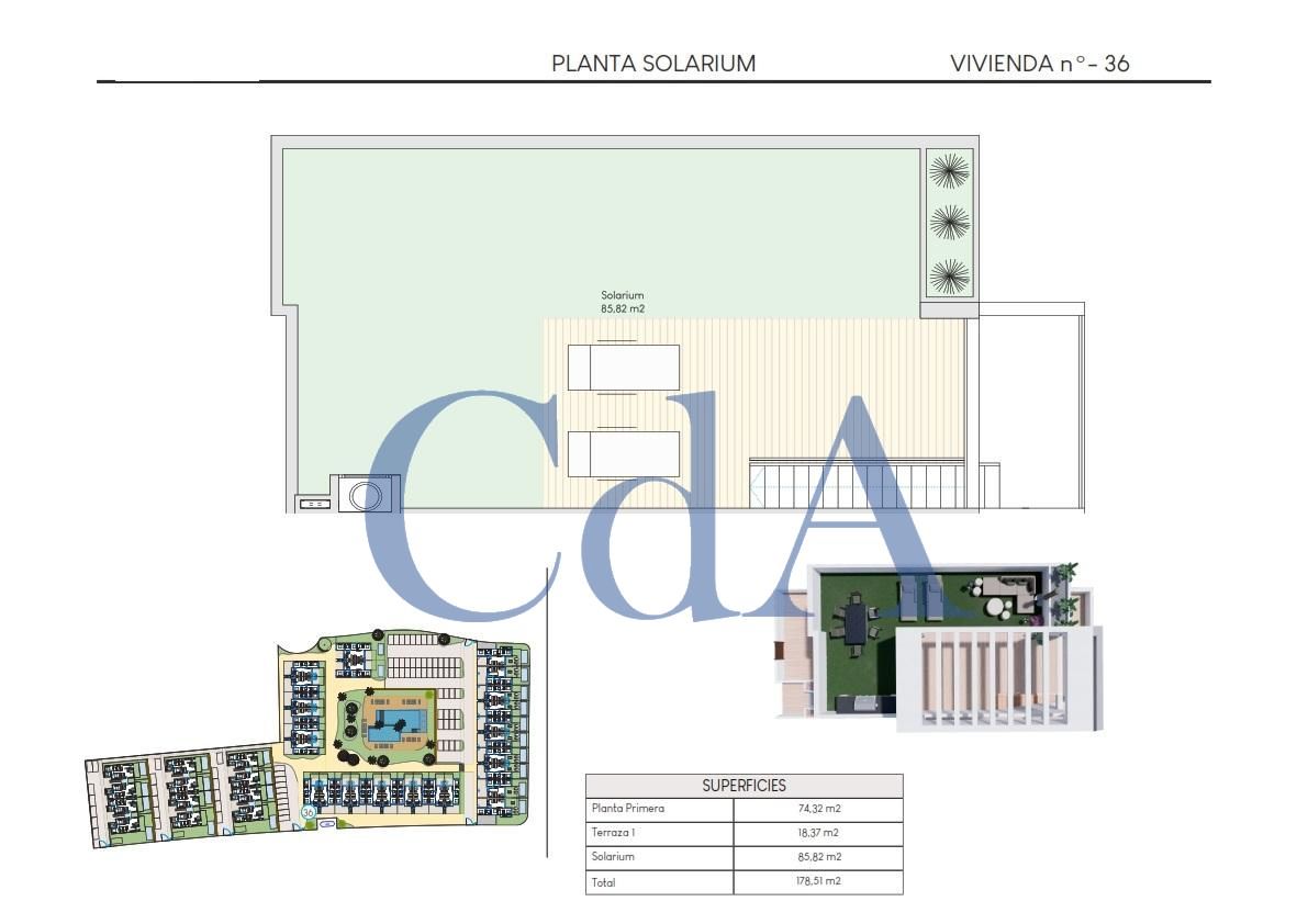 Bungalow T2 em Finestrat, Spain N.º 5513
