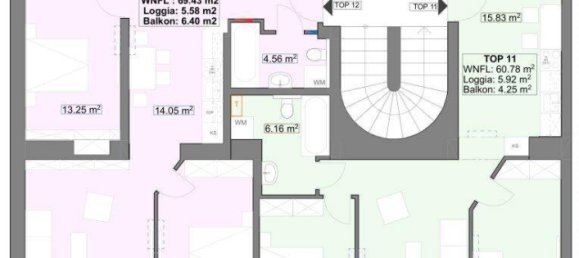 3غرفة شقة في Ottakring, Austria رقم 157369 13