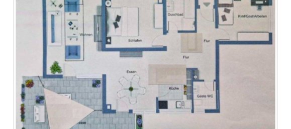 Пентхаус с 2 спальнями в Майн-Кинциг, Германия № 242439 5