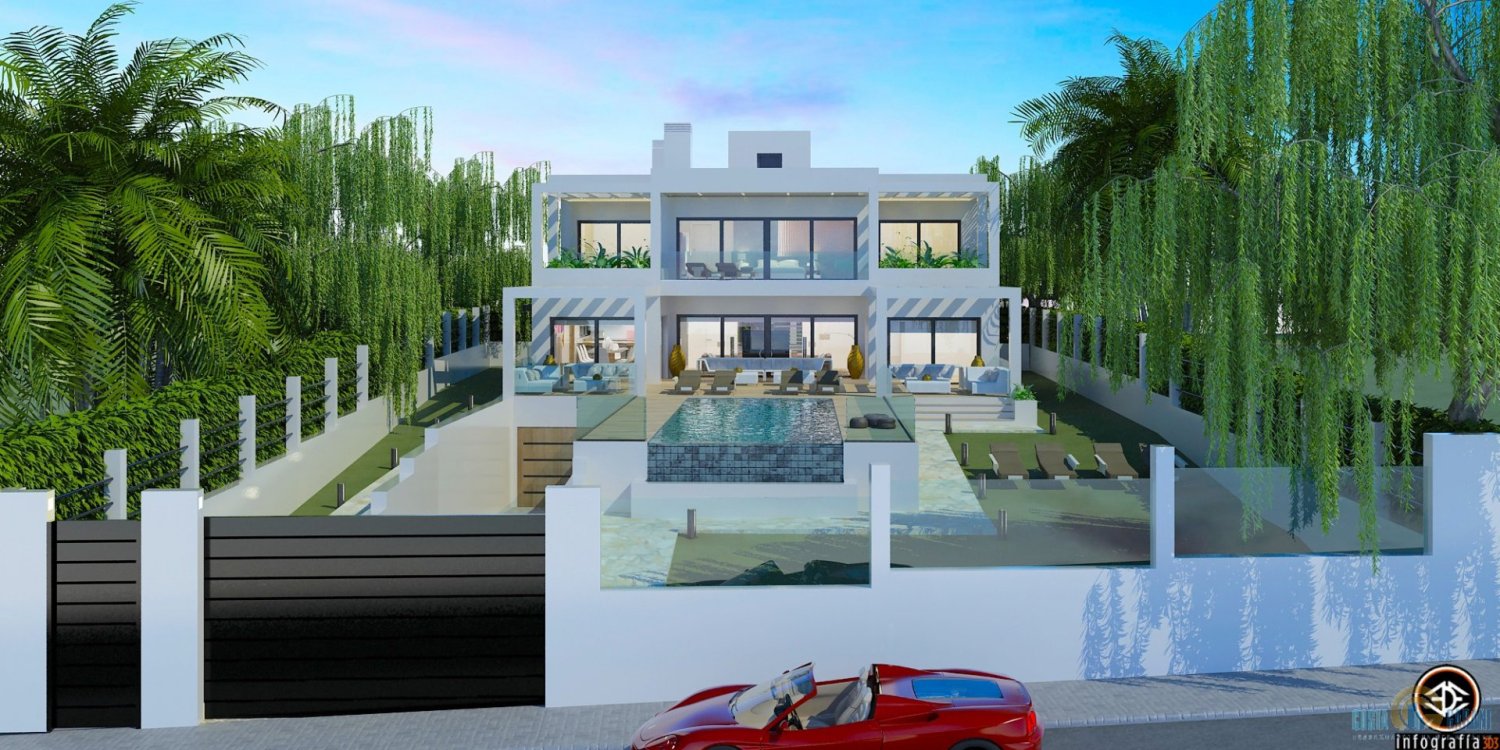 4 غرف نوم فيلا في Marbella, Spain رقم 10018