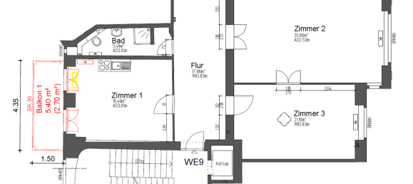 2 rooms Apartment in Charlottenburg, Germany No. 331024 13