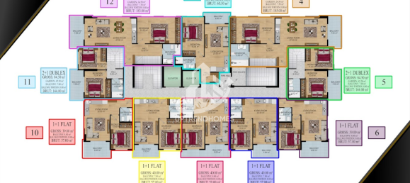 Appartement 1+1 à Avsallar, Turkey No. 257 15