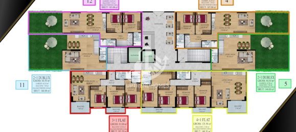 Appartement 1+1 à Avsallar, Turkey No. 257 14