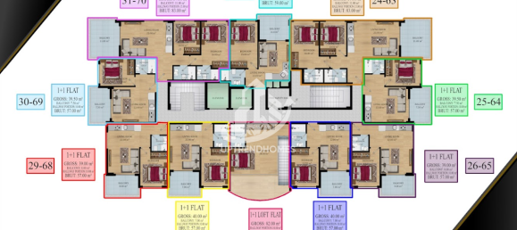 Appartement 1+1 à Avsallar, Turkey No. 257 18