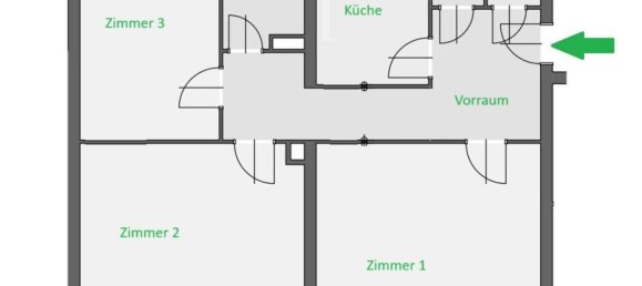 3غرفة شقة في Leoben, Austria رقم 234929 10