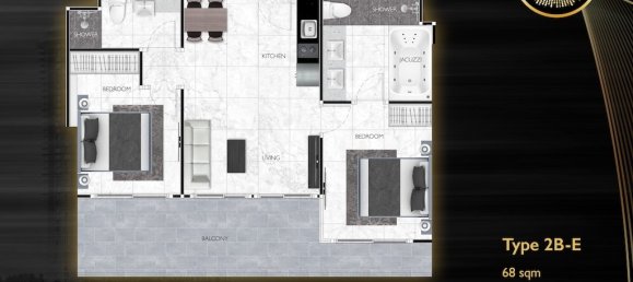 2 bedrooms Apartment in Pattaya, Thailand No. 22812 3