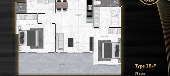 2 bedrooms Apartment in Pattaya, Thailand No. 22812 2